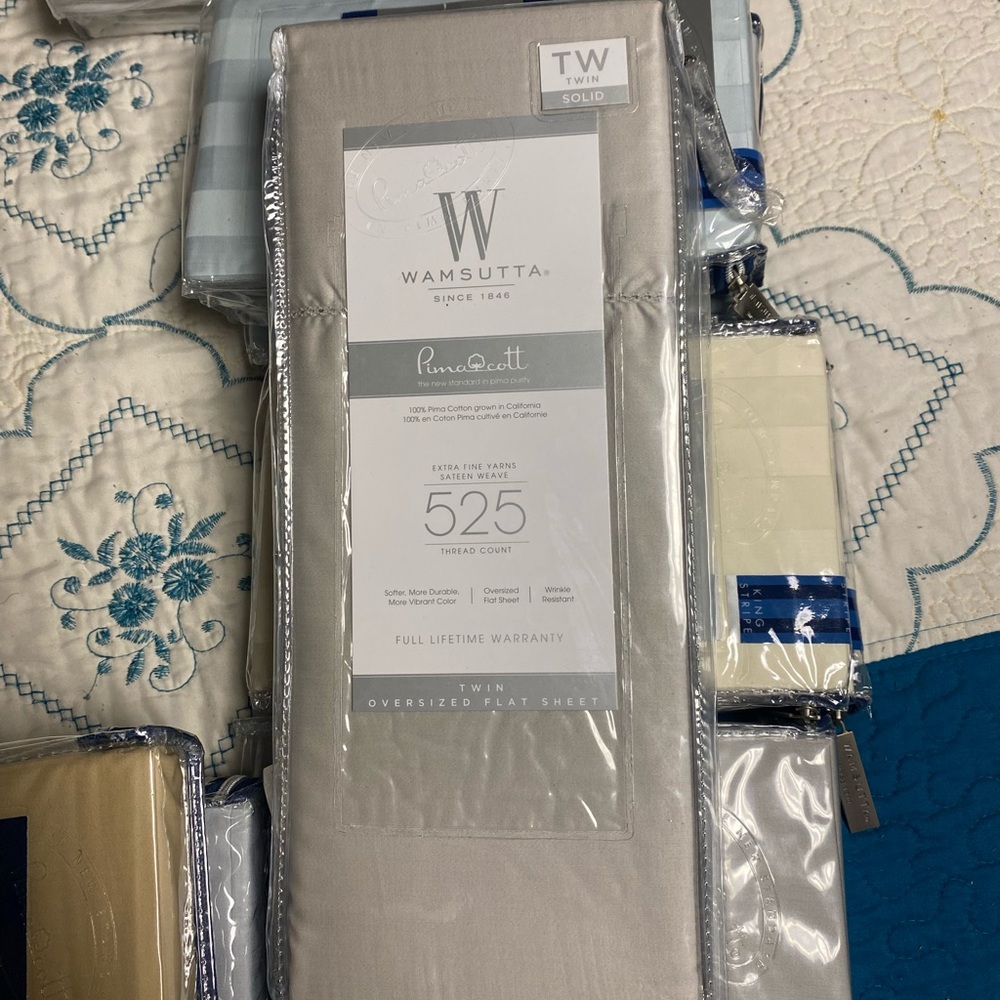Twin over sized flat sheet